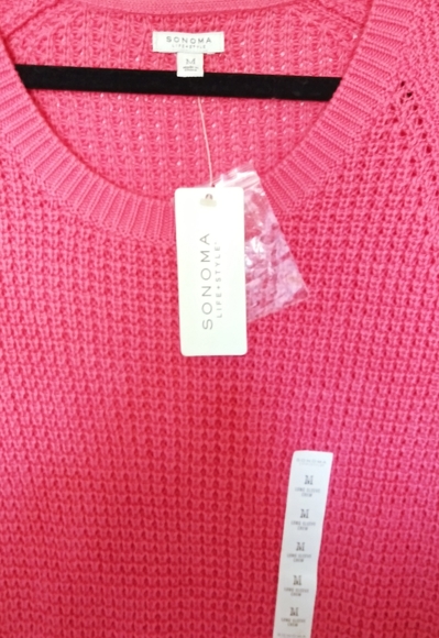 Sonoma Lifestyle Pullover Shaker Sweater - Picture 3 of 5